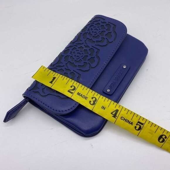 Vera Bradley Flower Embossed Leather Wallet - Picture 9 of 10